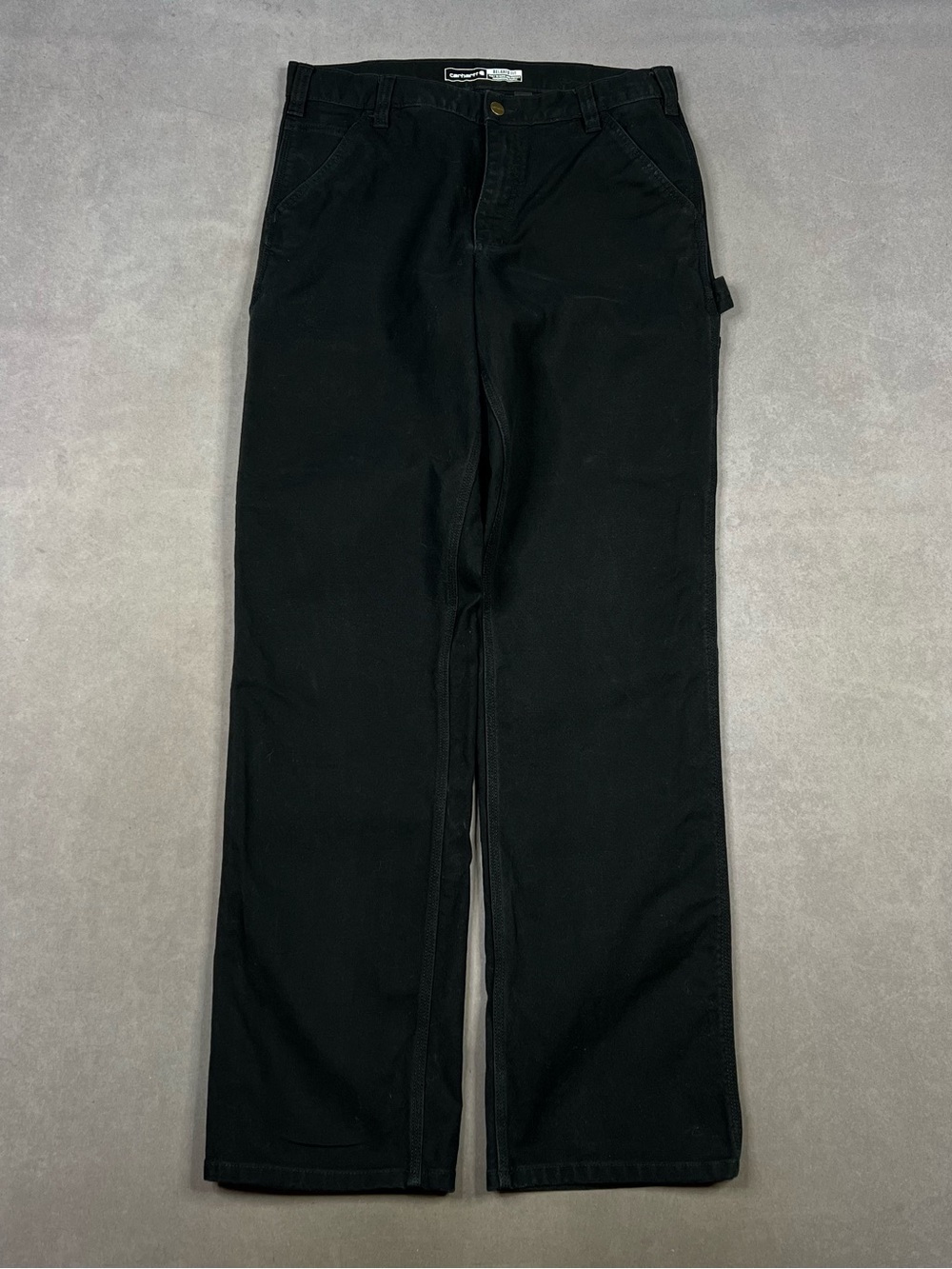 Carhartt Black Relaxed-Fit Work Pants